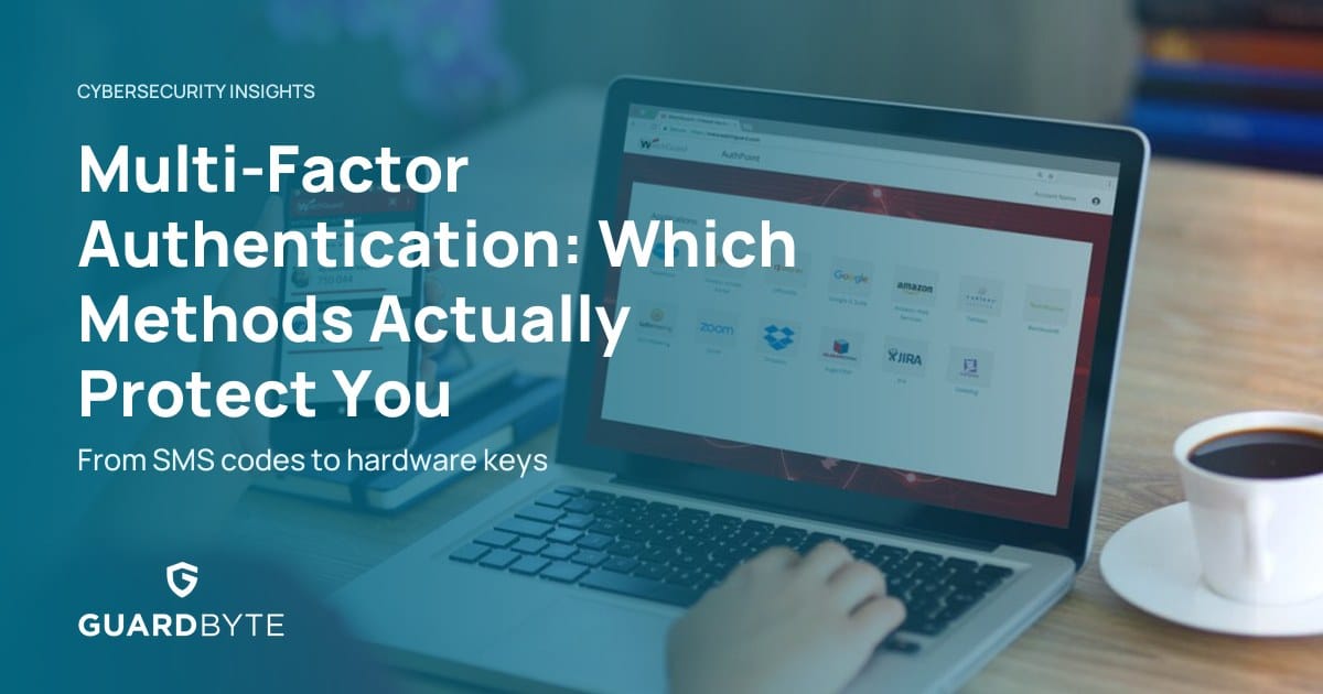 Multi-Factor Authentication: Which Methods Actually Protect You – Guardbyte
